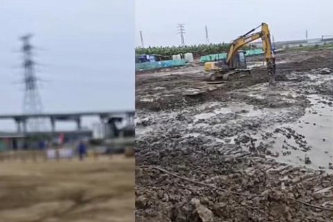 广东省广州市南沙电网软基固化